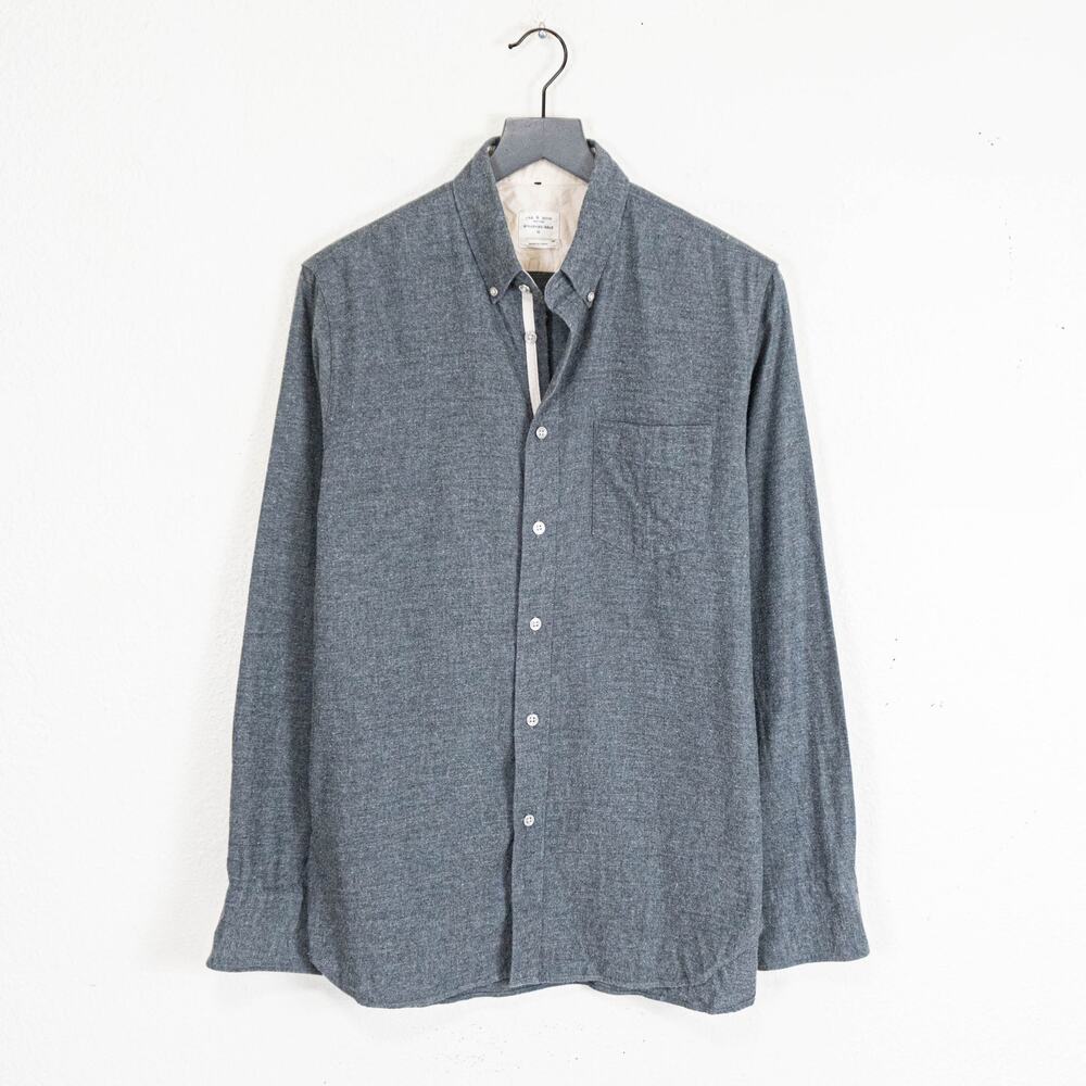 Rag & Bone Standard Issue Men's Button Down Shrit Gray size Medium